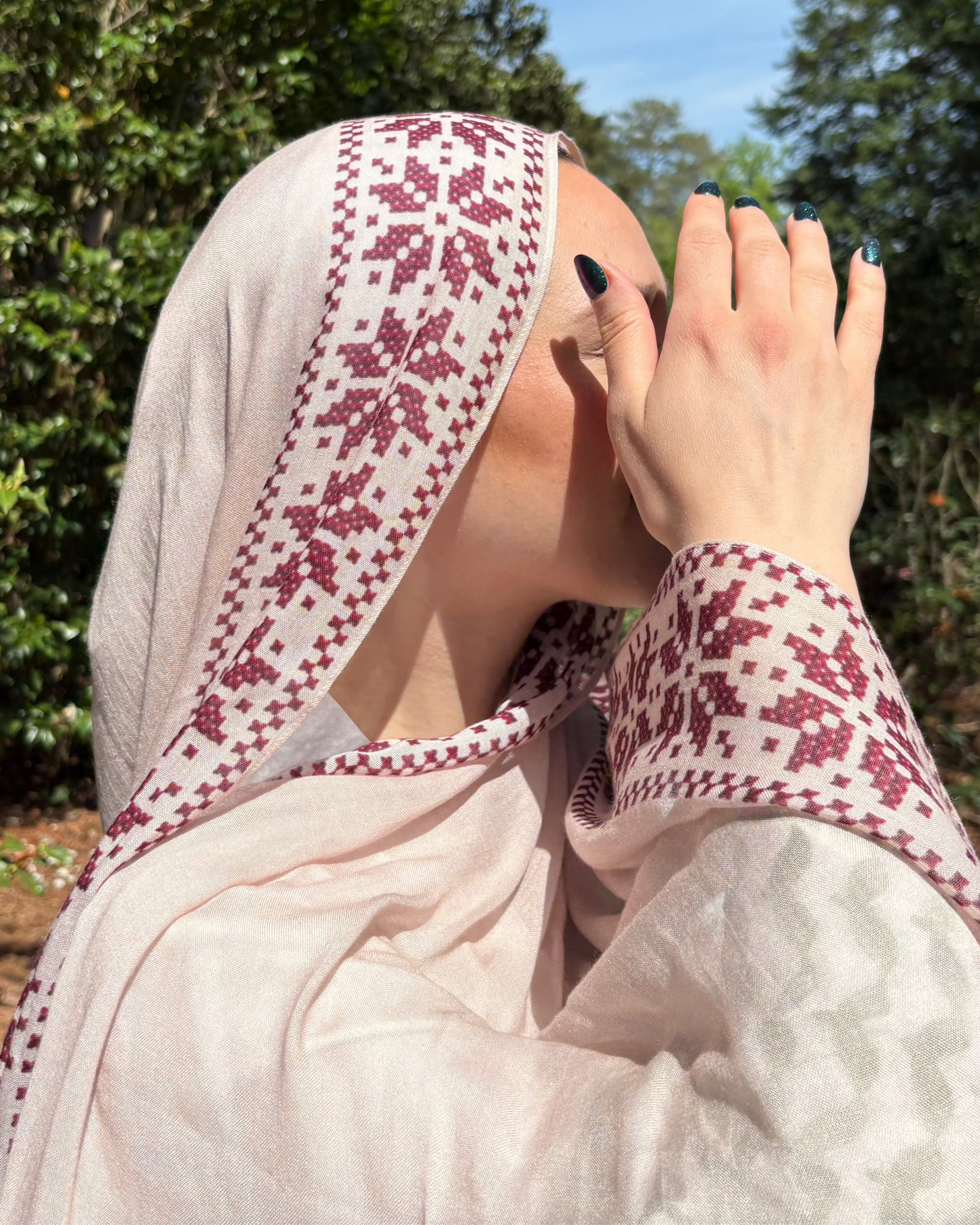 Qamar Beit Lahem Tatreez Print Modal